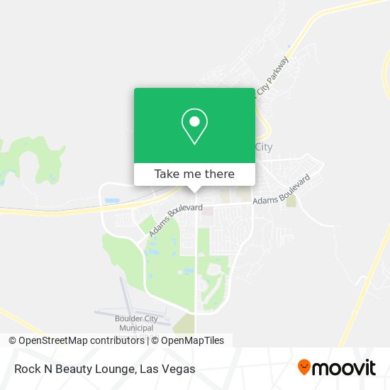 Mapa de Rock N Beauty Lounge
