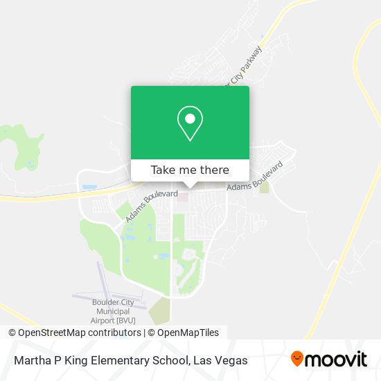 Martha P King Elementary School map