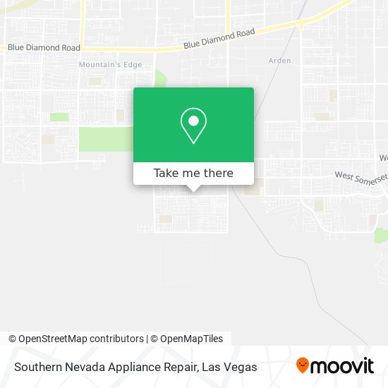 Mapa de Southern Nevada Appliance Repair