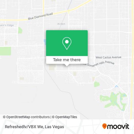 Refreshedlv/VBX We map