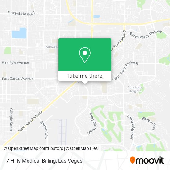 Mapa de 7 Hills Medical Billing