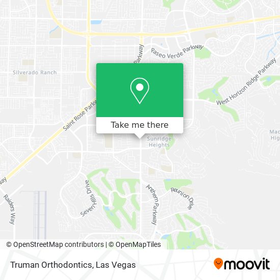 Truman Orthodontics map