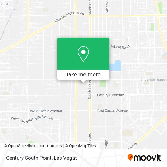 Mapa de Century South Point