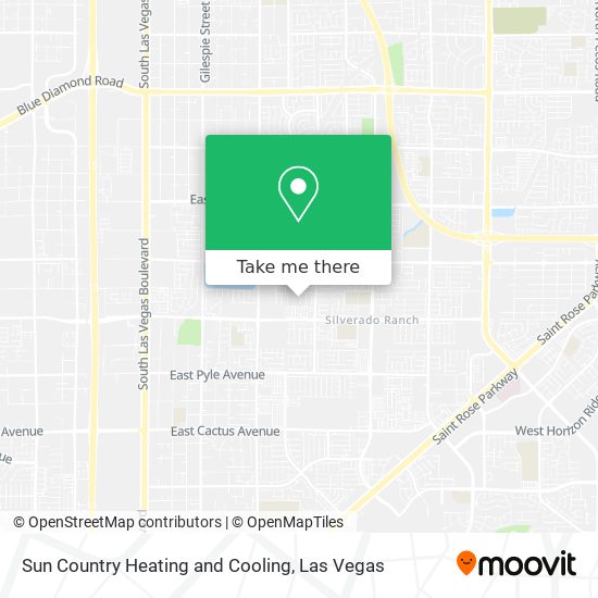 Sun Country Heating and Cooling map