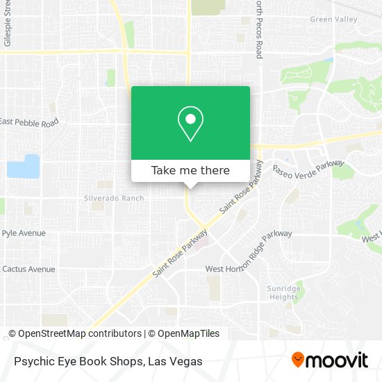 Mapa de Psychic Eye Book Shops