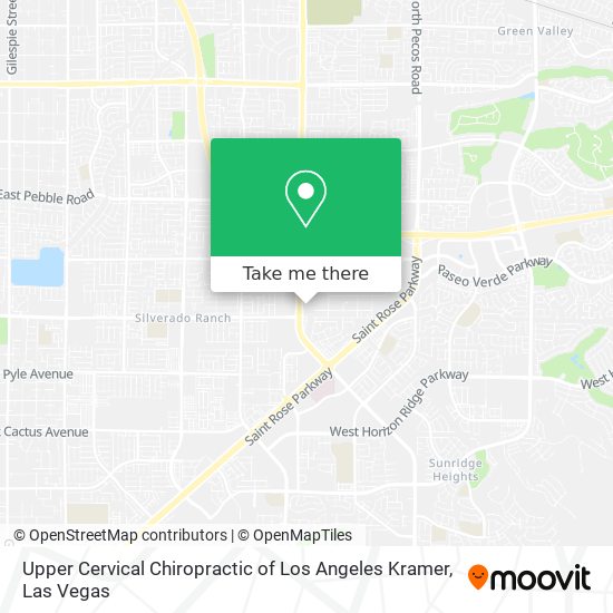 Upper Cervical Chiropractic of Los Angeles Kramer map
