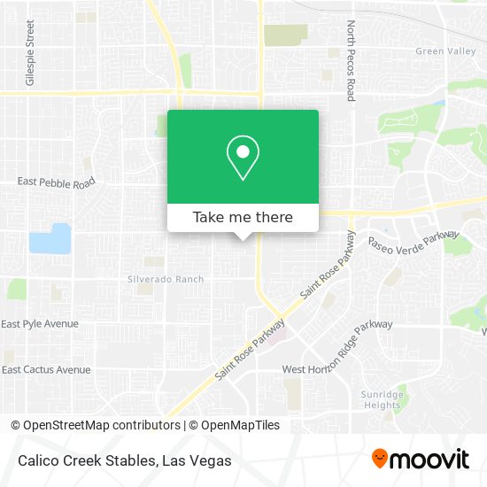 Calico Creek Stables map