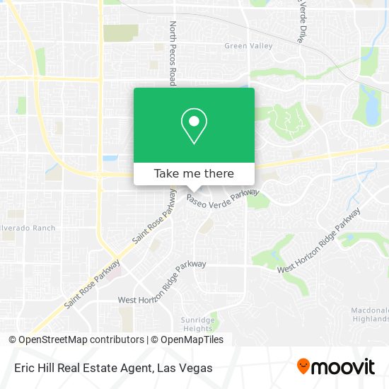 Mapa de Eric Hill Real Estate Agent