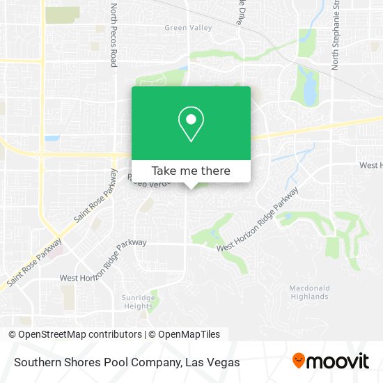 Mapa de Southern Shores Pool Company