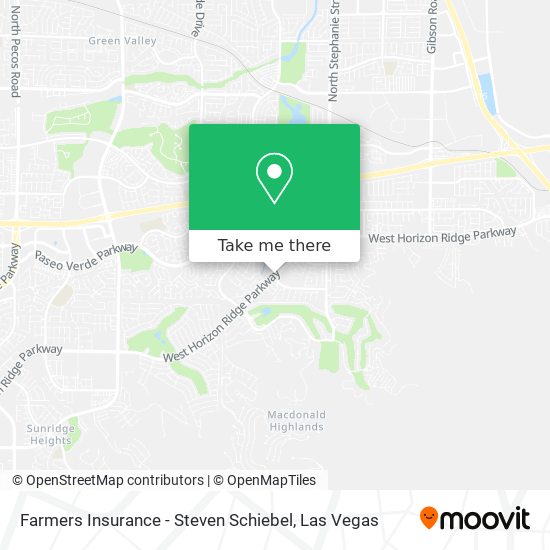Mapa de Farmers Insurance - Steven Schiebel