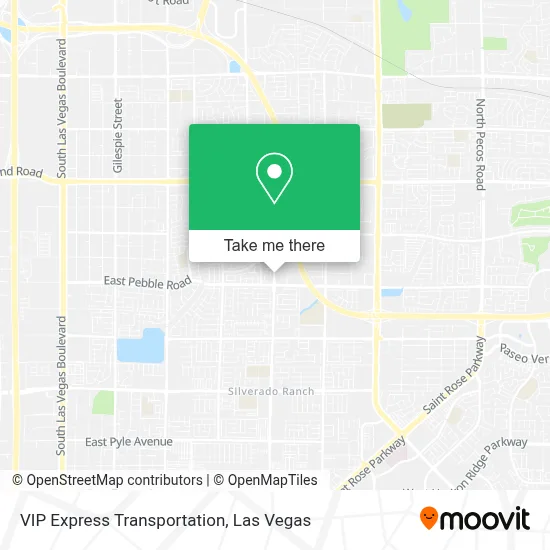 VIP Express Transportation map