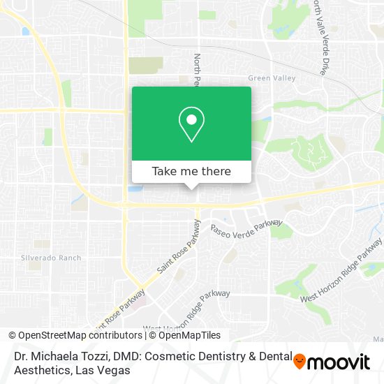 Dr. Michaela Tozzi, DMD: Cosmetic Dentistry & Dental Aesthetics map