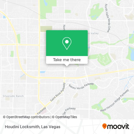 Mapa de Houdini Locksmith