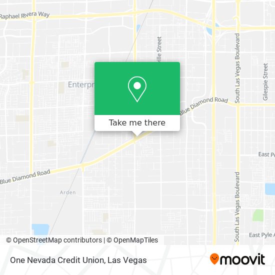 One Nevada Credit Union map
