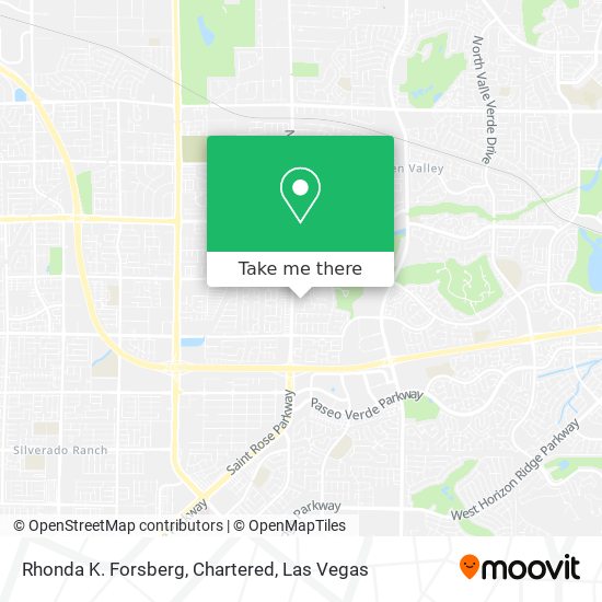 Rhonda K. Forsberg, Chartered map