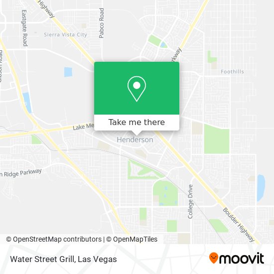 Mapa de Water Street Grill