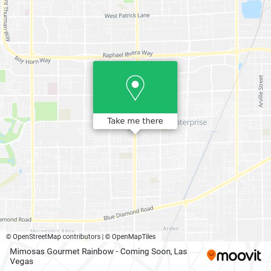 Mimosas Gourmet Rainbow - Coming Soon map