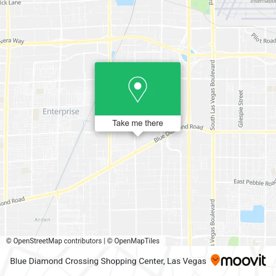 Mapa de Blue Diamond Crossing Shopping Center