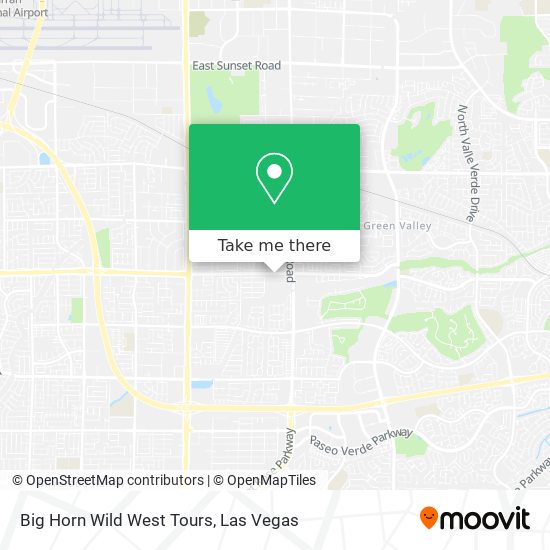 Big Horn Wild West Tours map