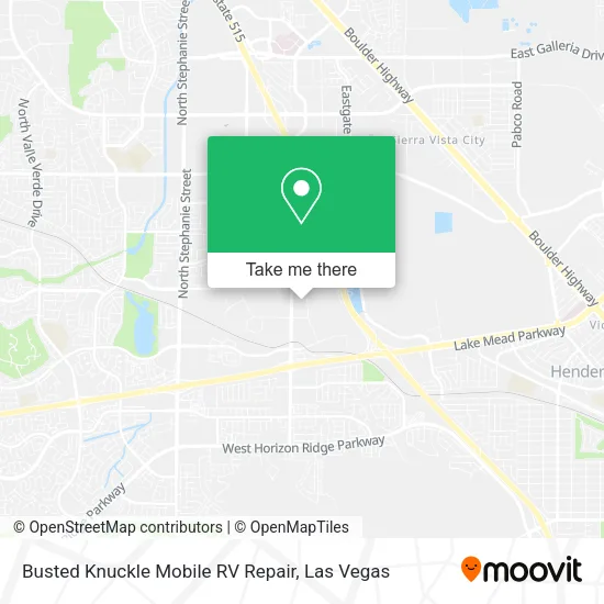 Mapa de Busted Knuckle Mobile RV Repair