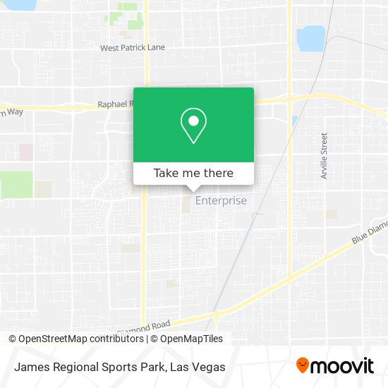 James Regional Sports Park map