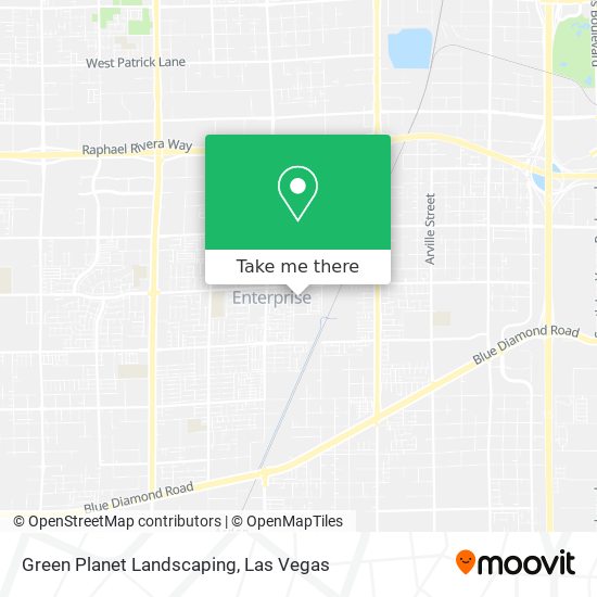 Mapa de Green Planet Landscaping