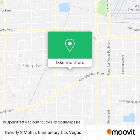 Beverly S Mathis Elementary map