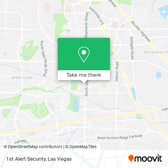 Mapa de 1st Alert Security