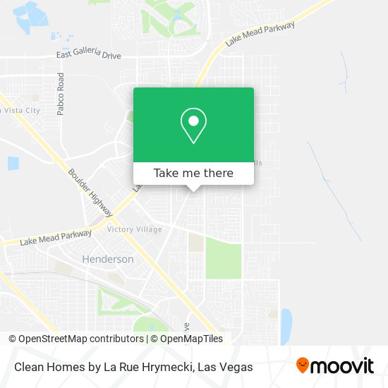 Clean Homes by La Rue Hrymecki map
