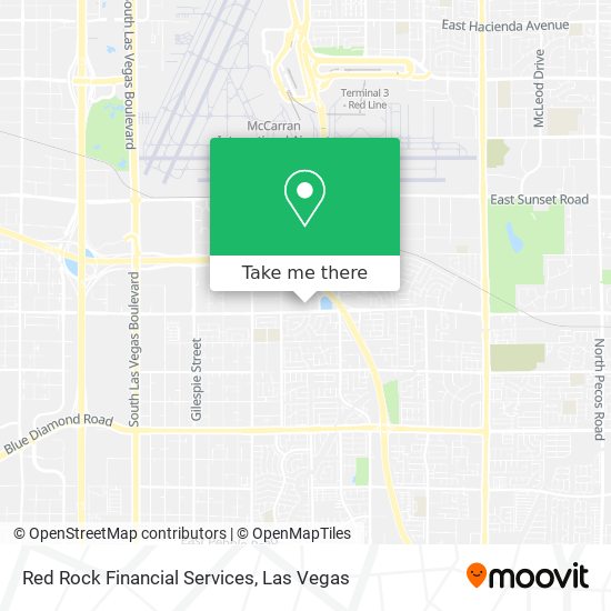 Red Rock Financial Services map