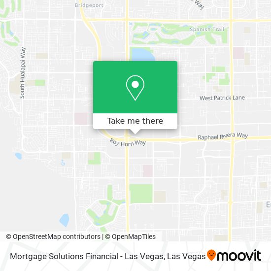 Mortgage Solutions Financial - Las Vegas map