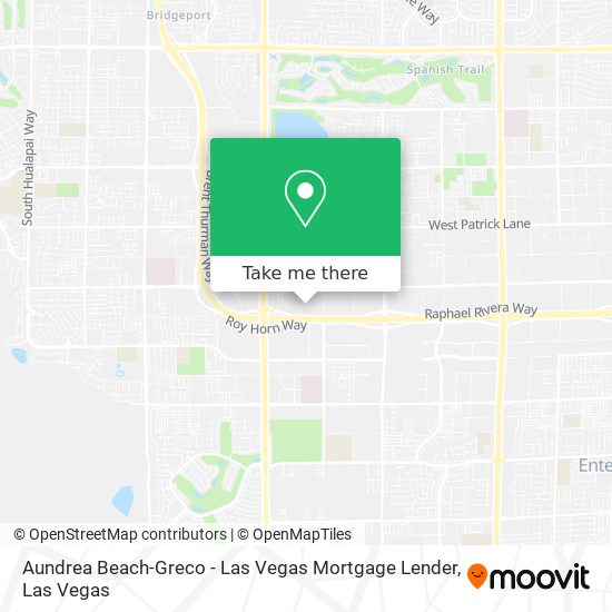 Aundrea Beach-Greco - Las Vegas Mortgage Lender map