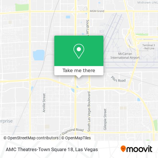 AMC Theatres-Town Square 18 map
