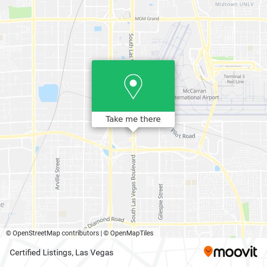 Mapa de Certified Listings