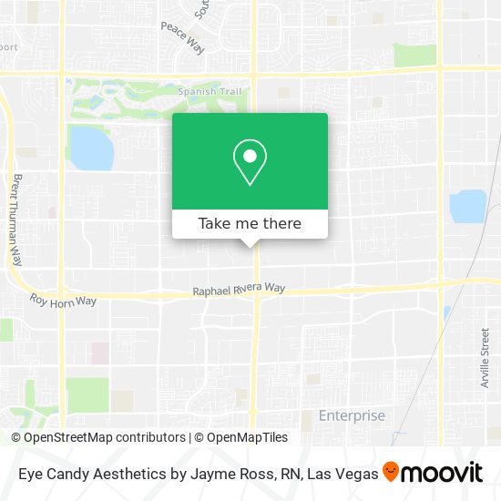 Eye Candy Aesthetics by Jayme Ross, RN map