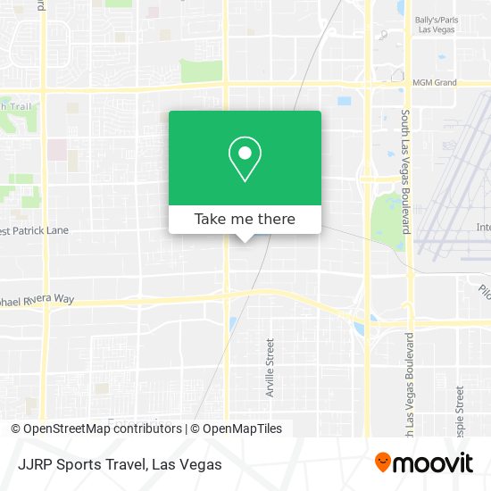 JJRP Sports Travel map