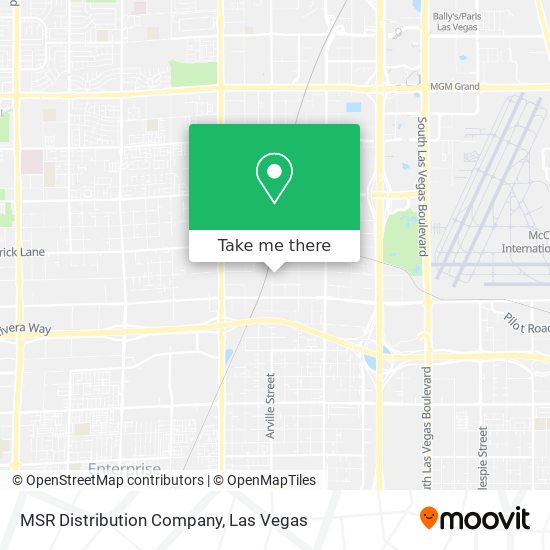 Mapa de MSR Distribution Company
