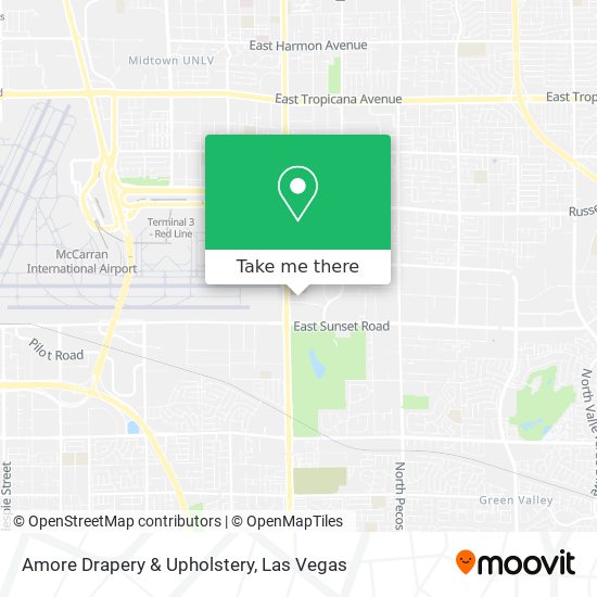 Amore Drapery & Upholstery map
