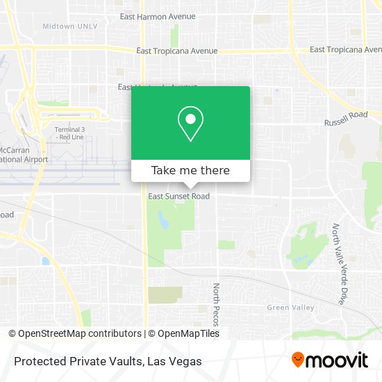 Mapa de Protected Private Vaults