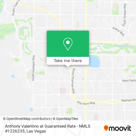 Anthony Valentino at Guaranteed Rate - NMLS #1226235 map