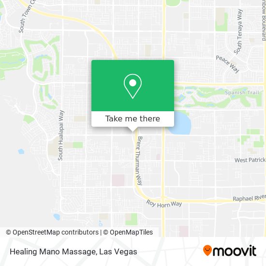 Healing Mano Massage map