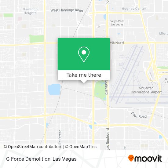 G Force Demolition map