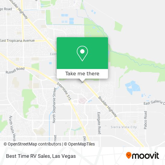 Best Time RV Sales map