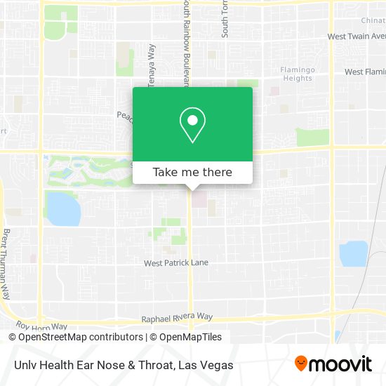 Unlv Health Ear Nose & Throat map