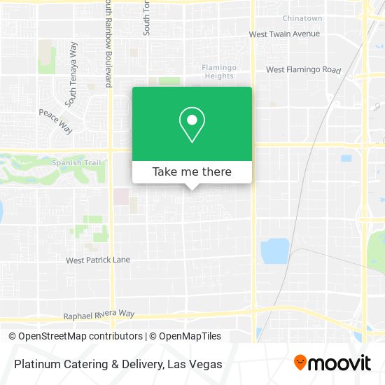 Platinum Catering & Delivery map