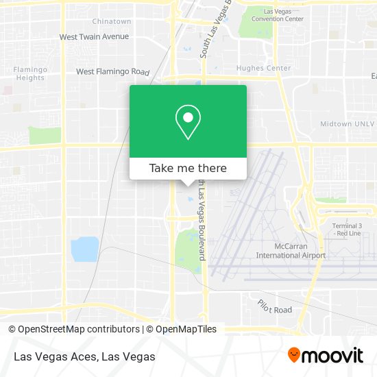 Mapa de Las Vegas Aces