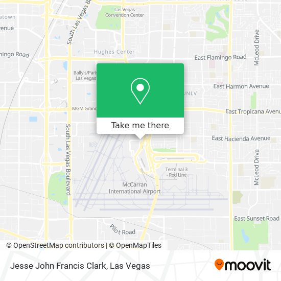 Jesse John Francis Clark map