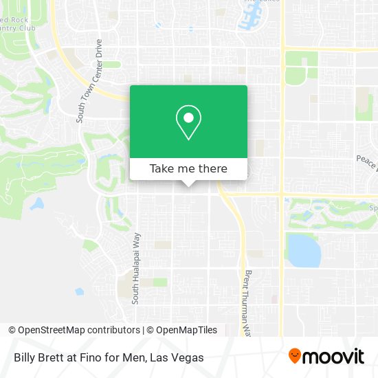 Mapa de Billy Brett at Fino for Men