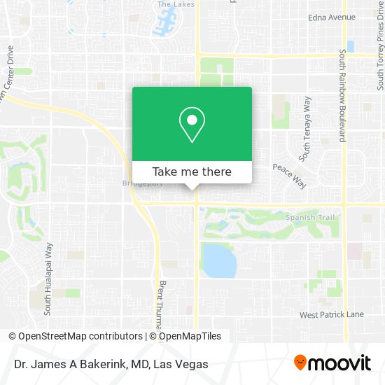 Dr. James A Bakerink, MD map