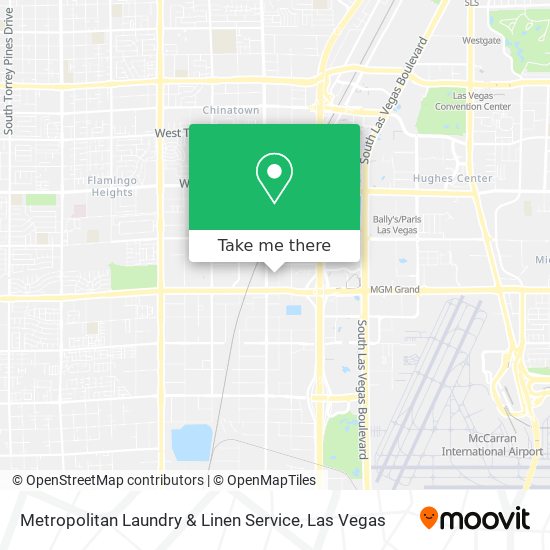 Metropolitan Laundry & Linen Service map